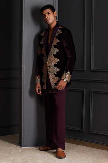 Soniya G Rangzaar Embroidered Jacket & Kurta Set 