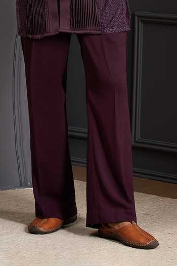 Shop Soniya G Purple Velvet Rangzaar Embroidered Jacket And Kurta Set Online at Aza Fashions Shop_Soniya G_Purple Velvet Rangzaar Embroidered Jacket And Kurta Set _Online_at_Aza_Fashions