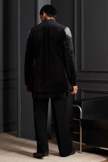 Soniya G Noor-e-Shab Embroidered Jacket & Kurta Set 