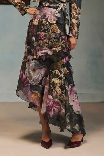 Pankaj & Nidhi Veinna Wildmere Top & Skirt Set 