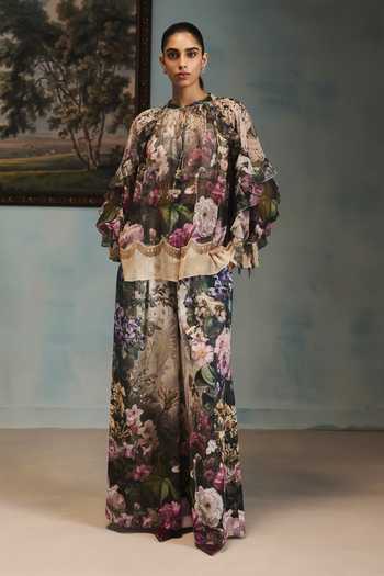 Pankaj & Nidhi Veinna Brookhaven Top & Pant Set
