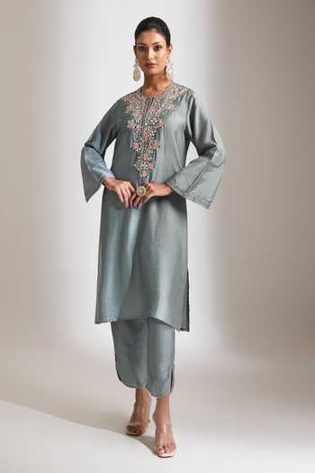Tanu Malhotra Mirror Embroidered Kurta & Pant 