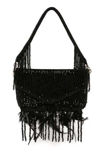 Buy Quirky Tales Black Annie Fur Clutch Online at Aza Fashions Buy_Quirky Tales_Black Annie Fur Clutch _Online_at_Aza_Fashions