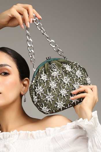 Shop Quirky Tales Green Heer Purse Handbag Shop_Quirky Tales_Green Heer Purse Handbag
