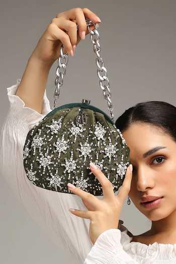 Quirky Tales Heer Green Purse Handbag 