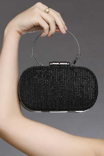 Shop Quirky Tales Black Juniper Embellished Clutch Online at Aza Fashions Shop_Quirky Tales_Black Juniper Embellished Clutch _Online_at_Aza_Fashions