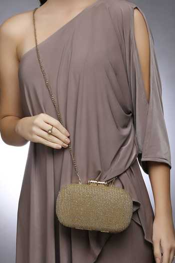 Buy Quirky Tales Gold Juniper Embellished Clutch Online at Aza Fashions Buy_Quirky Tales_Gold Juniper Embellished Clutch _Online_at_Aza_Fashions