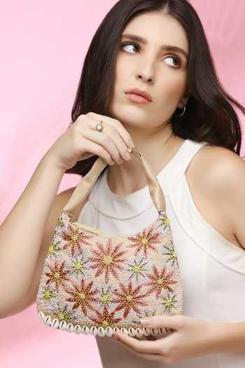 Buy Quirky Tales Beige Kashida Hobo Bag Online at Aza Fashions Buy_Quirky Tales_Beige Kashida Hobo Bag _Online_at_Aza_Fashions
