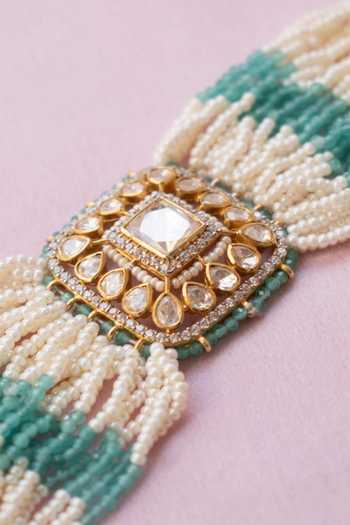 Solv Jewellery Riha Jade & Polki Bracelet