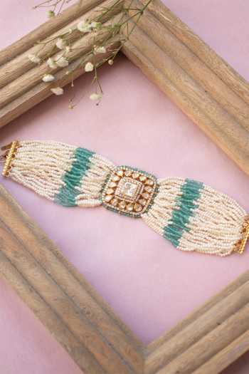 Solv Jewellery Riha Jade & Polki Bracelet