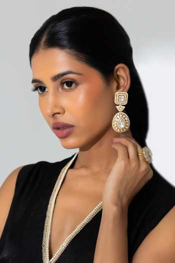 Solv Jewellery Amara Polki Dangler Earrings