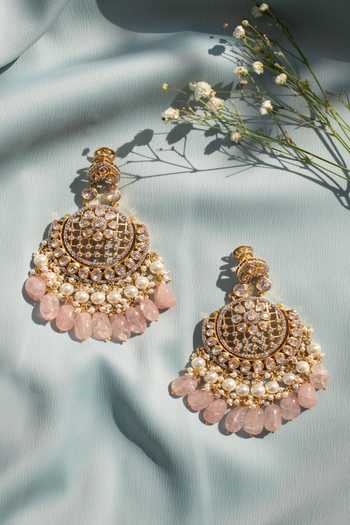 Solv Jewellery Aafreen Chandbali Earrings 