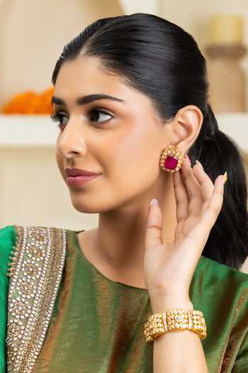 Solv Jewellery The Ruby Glow Stud Earrings