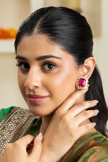 Solv Jewellery The Ruby Glow Stud Earrings