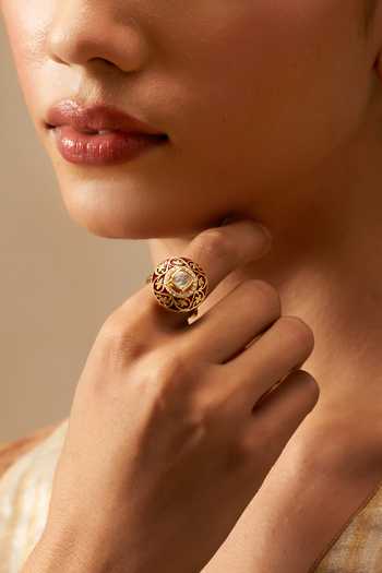 Solv Jewellery Raktika Embellished Ring