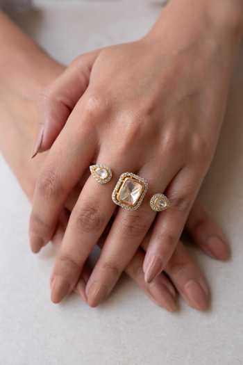 Solv Jewellery Trio Spark Multi Finger Ring
