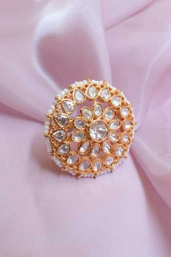 Solv Jewellery Round Rhapsody Embellished Ring