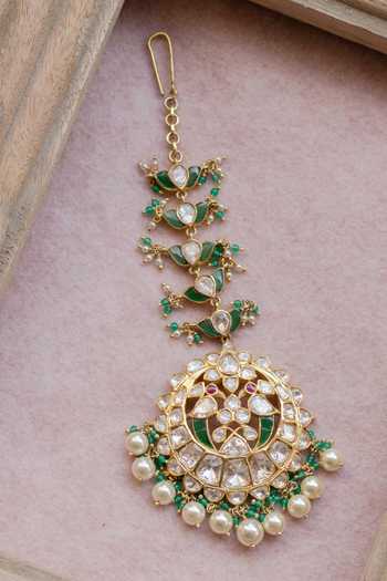 Solv Jewellery Kamangi Embellished Maangtikka