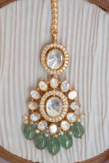 Solv Jewellery Cascade Embellished Maangtikka