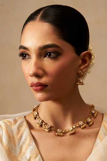 Solv Jewellery Dholna Patti Necklace & Earrings 