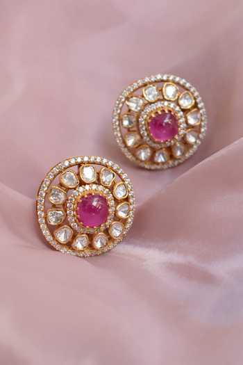 Solv Jewellery Blush Bouquet Choker With Earrings 