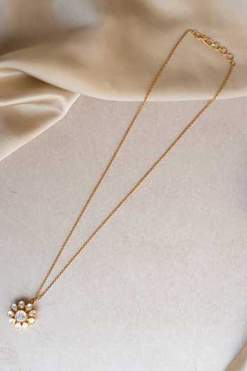 Solv Jewellery Flower Aura Pendant Necklace 