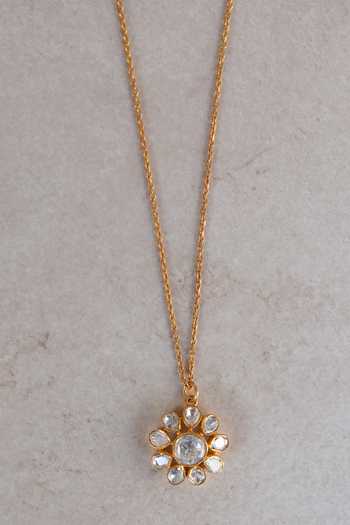Solv Jewellery Flower Aura Pendant Necklace 