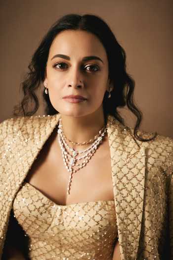 Shop Rocky Star Beige Net, Crepe Sequins Sweetheart Dramatic Long Jacket And Draped Skirt Set at Aza Fashions Shop_Rocky Star_Beige Net, Crepe Sequins Sweetheart Dramatic Long Jacket And Draped Skirt Set _at_Aza_Fashions