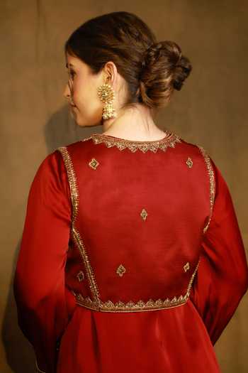 Afriya Jacket- Linen Satin Jacket
