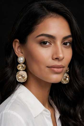 Bblingg Taree Pearl & Zircon Dangler Earrings 