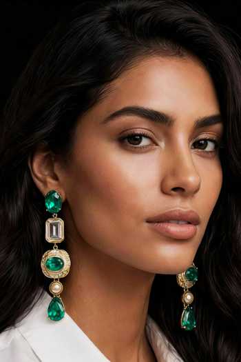 Bblingg Avhee Crystal & Zircon Dangler Earrings 