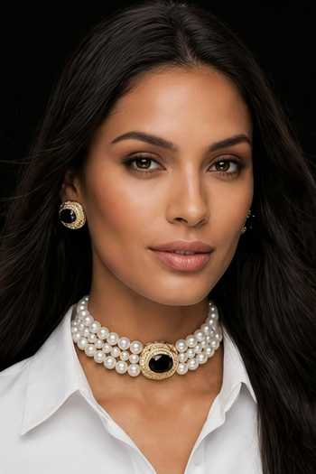 Bblingg Tarana Crystal & American Diamond Choker Set 
