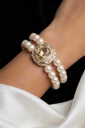Bblingg Tarana Pearl & Crystal Bracelet 