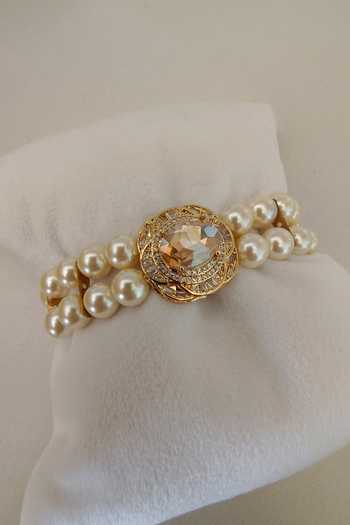 Bblingg Tarana Pearl & Crystal Bracelet 
