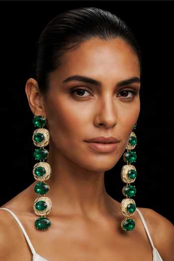 Bblingg Dua Crystal Embellished Dangler Earrings 
