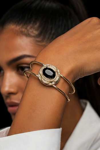 Bblingg Tarana Crystal & American Diamond Cuff 