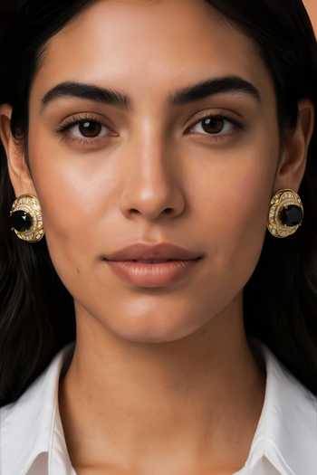 Bblingg Tarana Crystal Embellished Stud Earrings 