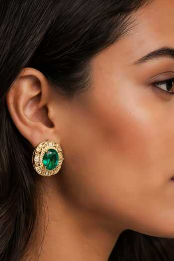 Bblingg Tarana Crystal Embellished Stud Earrings 