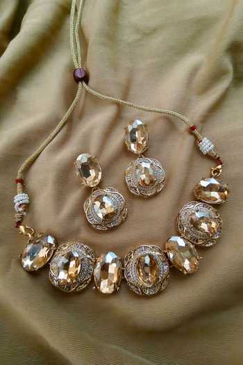Bblingg Mala American Diamond Choker Set 