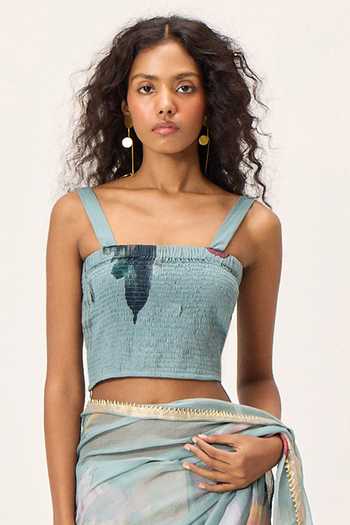 Kharakapas Helen Smocked Blouse 