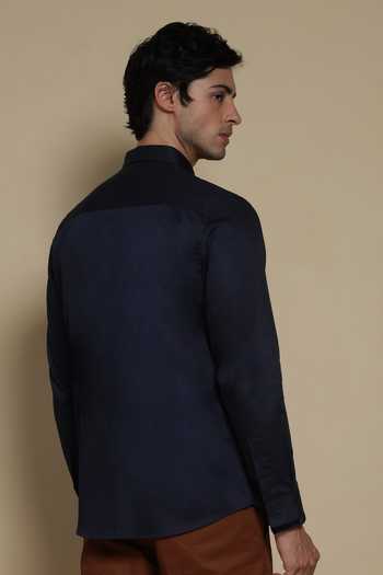 Lacquer Embassy The Carlton Cotton Satin Shirt 
