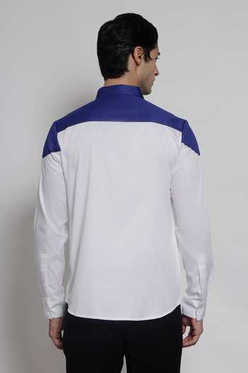 Lacquer Embassy The Mayfair Cotton Satin Shirt 