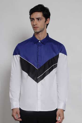 Lacquer Embassy The Mayfair Cotton Satin Shirt 