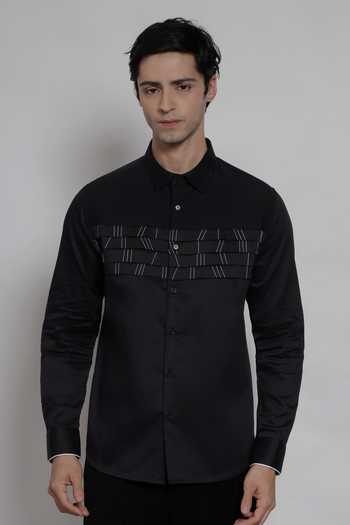 Lacquer Embassy Ashford Cotton Satin Shirt 