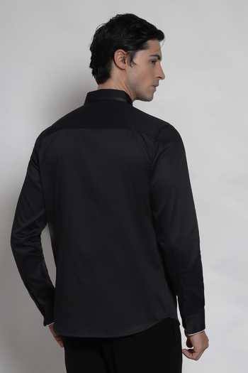 Lacquer Embassy Ashford Cotton Satin Shirt 
