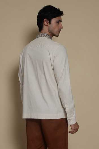 Lacquer Embassy Thistle Cotton Melange Shacket 