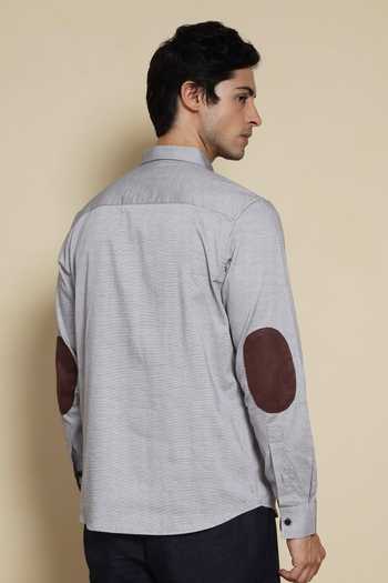 Lacquer Embassy The Quiet Table Panelled Shirt 