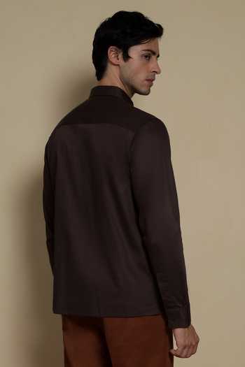 Lacquer Embassy The City Walk Cotton Satin Shirt 