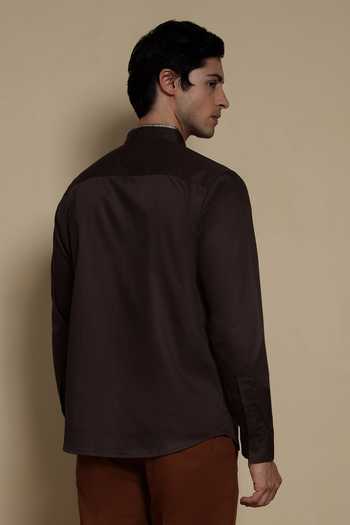 Lacquer Embassy The Old Estate Cotton Satin Shirt 