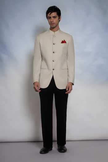 Lacquer Embassy Noor Bandhgala & Trouser Set 